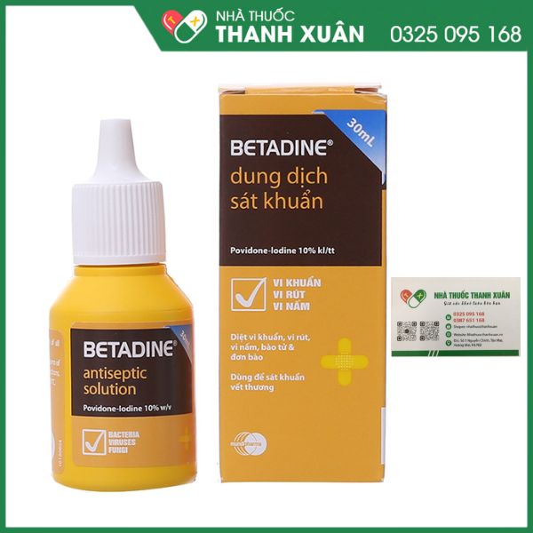 Betadine - Dung dịch sát khuẩn 10%